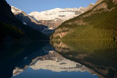 31 Mount Victoria Reflected In Water Of Lake Louise Early Morning.jpg